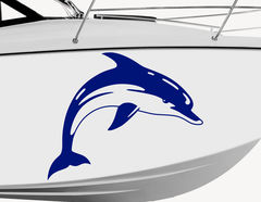 Bootsaufkleber Delphin Flippi-Set
