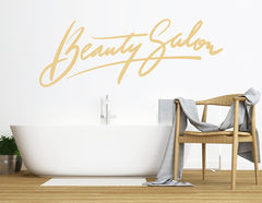 Wandtattoo „My Beauty Salon“ für Schminktisch & Bad-Spiegel
