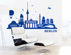 Wandtattoo „Berliner Skyline“ zeigt Highlights