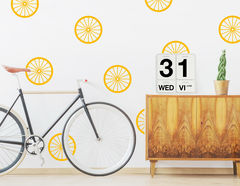 Wandtattoo "Bicycle Wheels" für echte Vollblut-Radfahrer