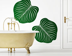 Wandtattoo „Green Flora“ fürs Badezimmer