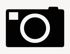Photokamera - Aufkleber für Gewerbe