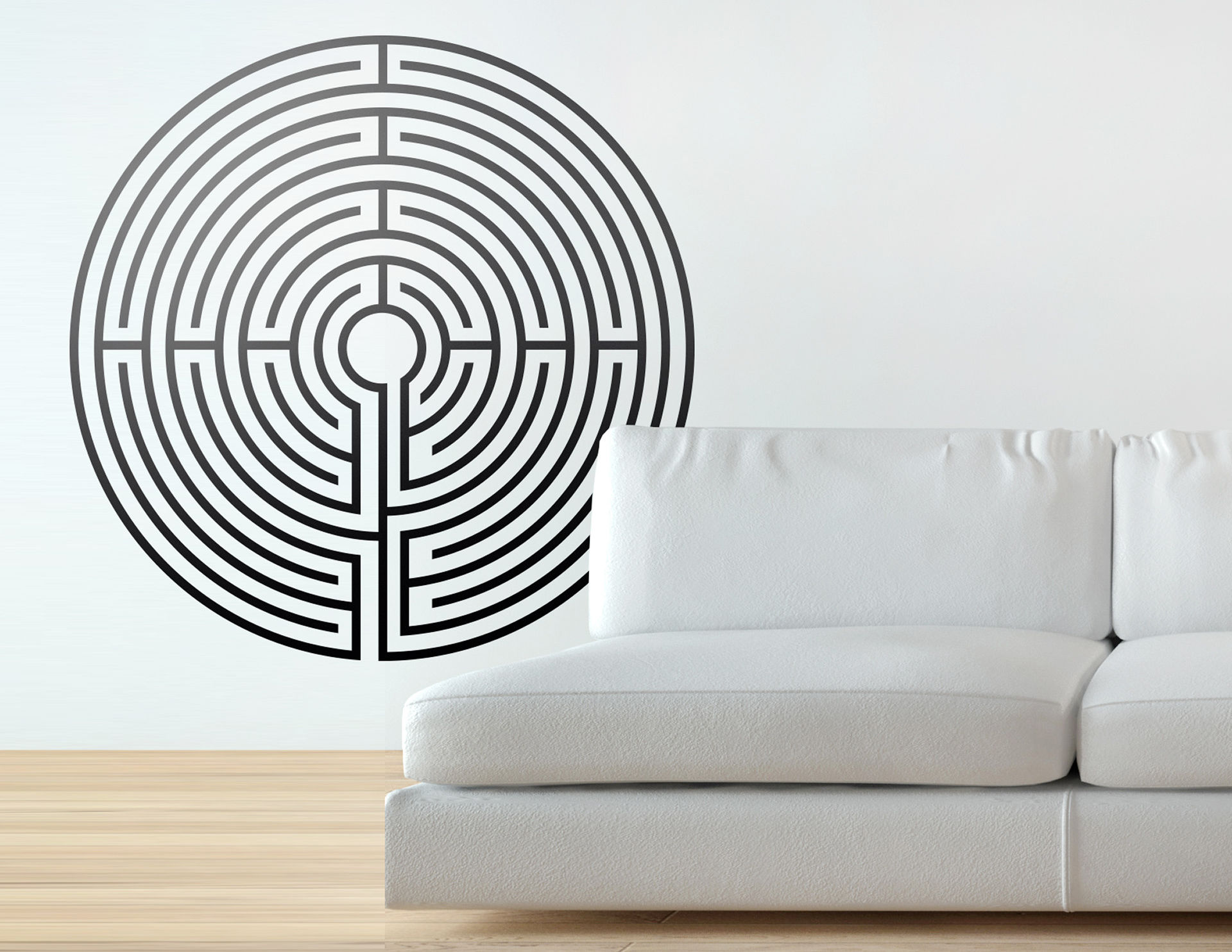 Wandtattoo Labyrinth