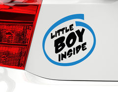 Autoaufkleber Little Boy Inside