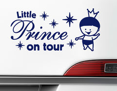 Autoaufkleber "Little Prince on Tour" für royale Beifahrer