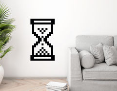 Wandtattoo „Pixel Time“: Hier trifft Icon auf Kunst der Zeit