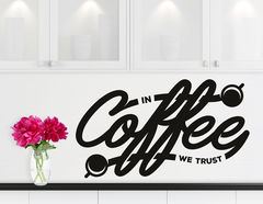 Wandtattoo „Coffee Trust“ weckt Lust auf Kaffee