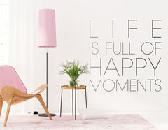 Wandtattoo "Happy Moments" schafft Glück und Freude