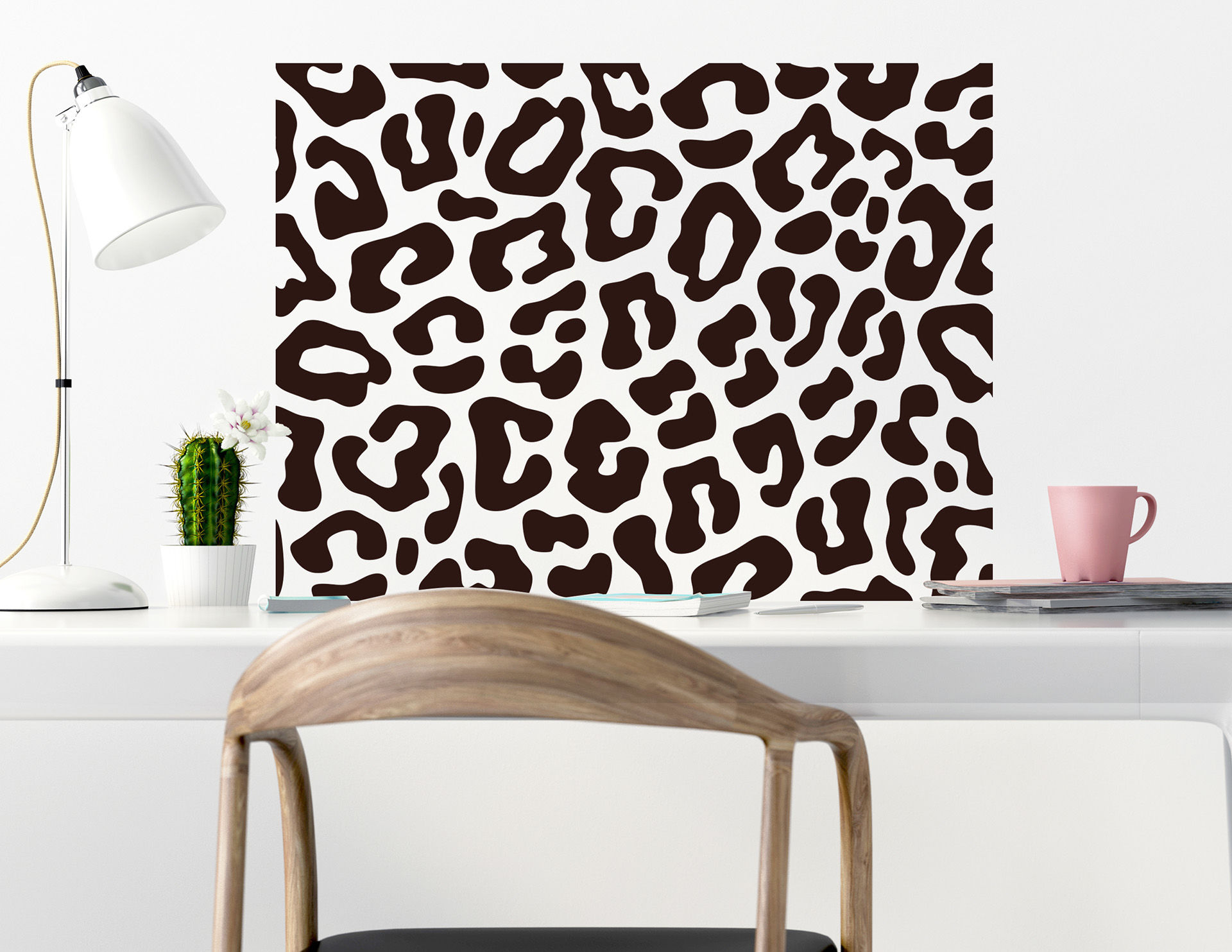 Wandtattoo Leopard Pattern