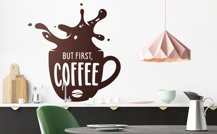 Wandtattoos zu Kaffee & Tee - für den Kick an Motivation und Genuss