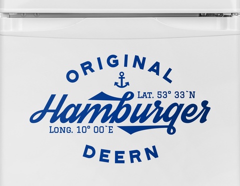 Wandtattoo Original Hamburger Deern