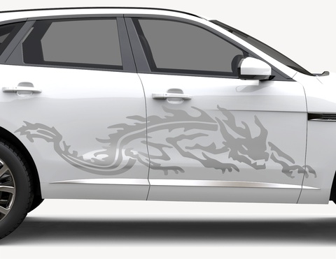 Autoaufkleber Fire Reptile