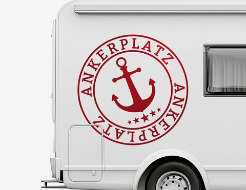 Autoaufkleber Ankerplatz Deluxe