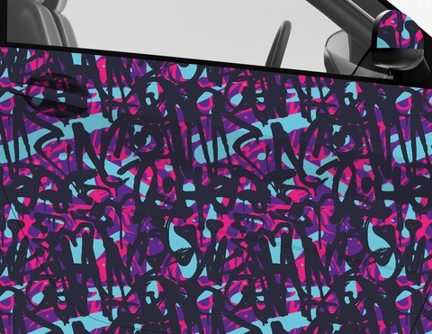 Car Wrapping Autofolie Graffiti Eccentrico
