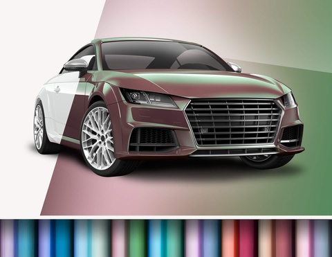 Car Wrapping Autofolie Flip Flop glänzend