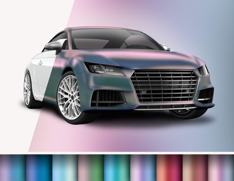 Car Wrapping Autofolie Flip Flop matt