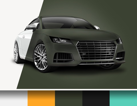 Car Wrapping Autofolie farbig matt