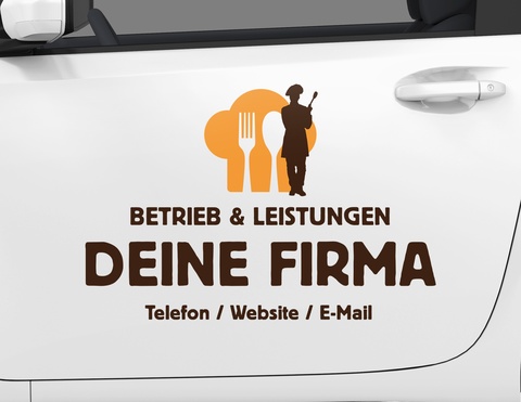 Autoaufkleber-Designer Passion for Cooking