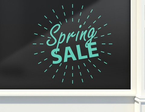 Aufkleber Spring Sale light Ball