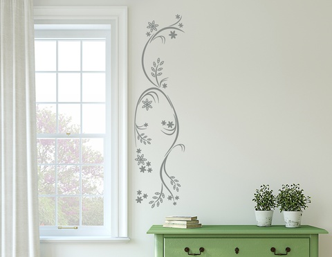 Wandtattoo Sinnesranke