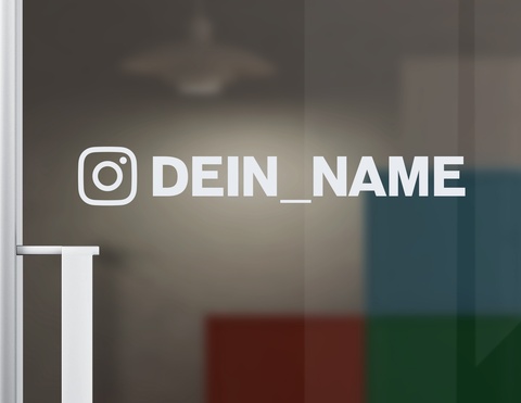 Wandtattoo Dein Instagram-Name