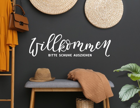 Willkommen – Bitte Schuhe ausziehen
