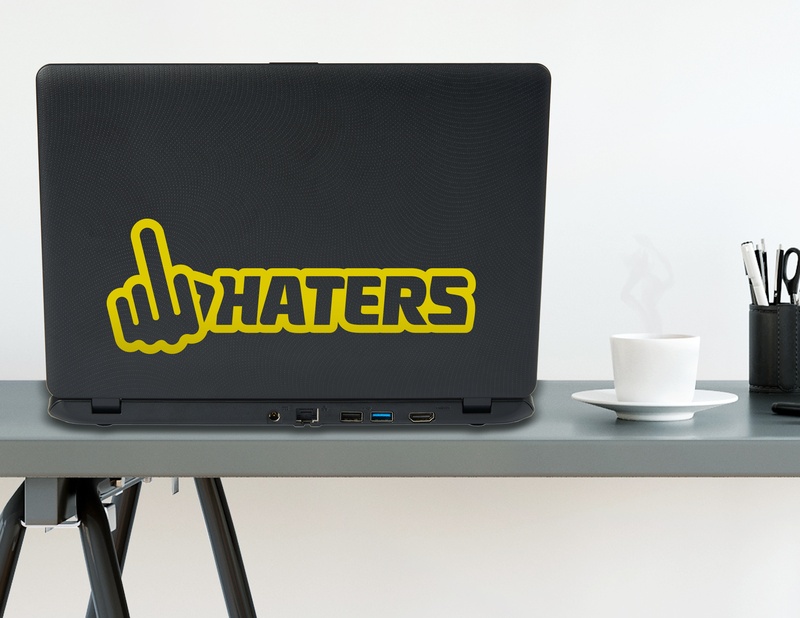 Wandtattoo Fuck Haters
