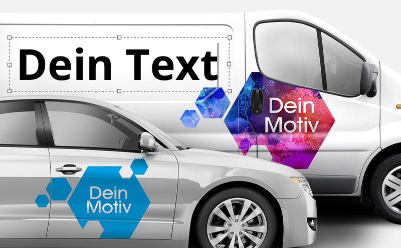 Auto selbst beschriften