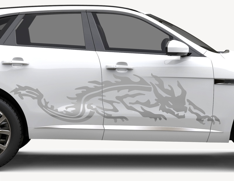 Autoaufkleber Fire Reptile