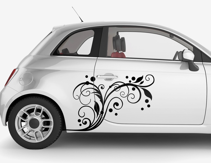 Autoaufkleber Viola