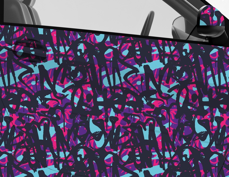 Car Wrapping Autofolie Graffiti Eccentrico