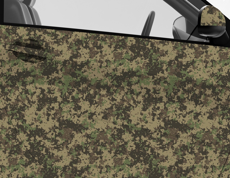 Car Wrapping Autofolie Digital Camouflage