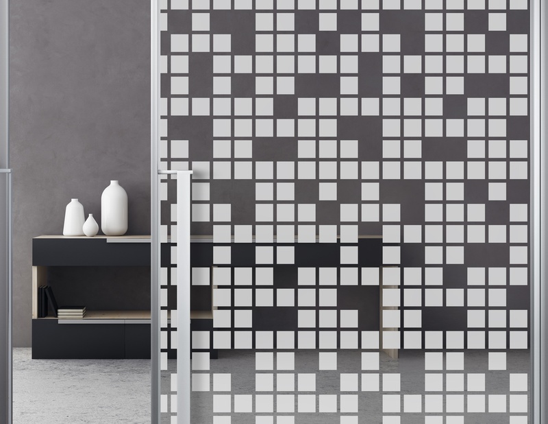 Milchglasfolie Pixel Dust