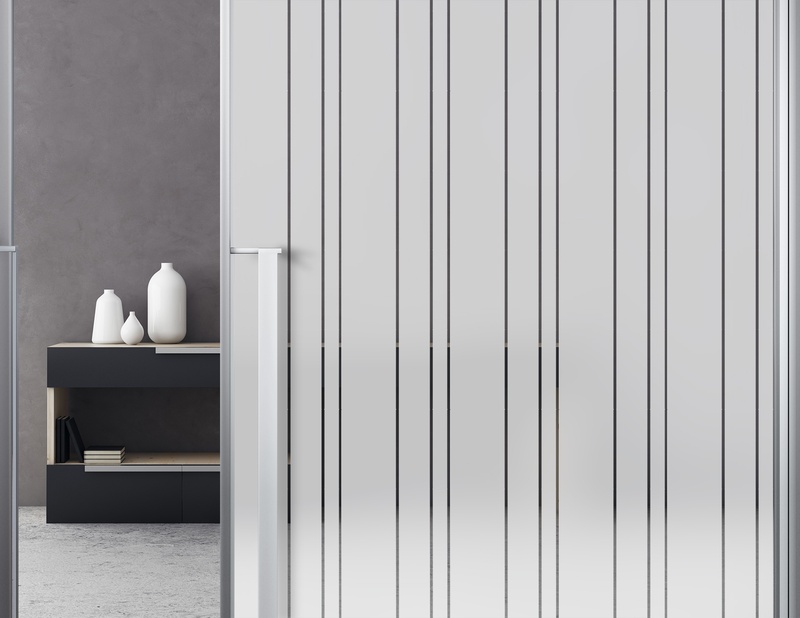 Milchglasfolie Vertical Stripes