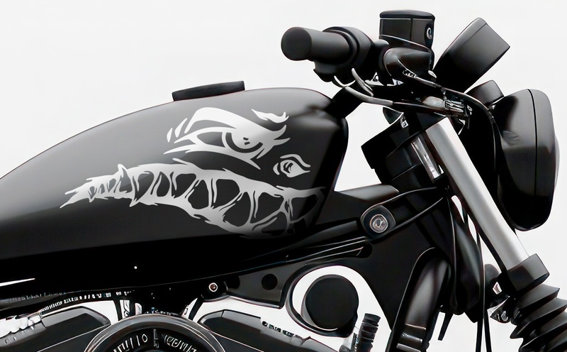 Motorradaufkleber