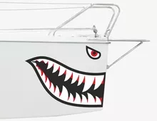 Bootsaufkleber Haifisch Mackie
