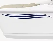 Bootsaufkleber Triple Wave