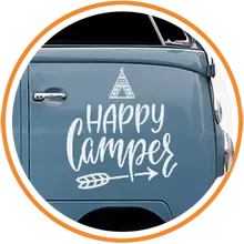 Caravan & Camping - Aufkleber
