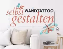 Wandtattoo selbst gestalten
