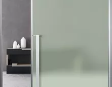 Milchglasfolie Salbeigrün im Zuschnitt