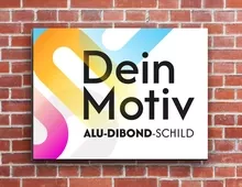 Alu-Dibond-Schild mit eigenem Motiv
