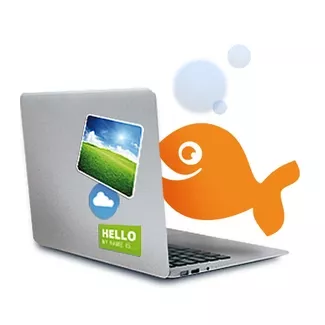 Frisch aus dem Drucker – Laptop Aufkleber bestellen 