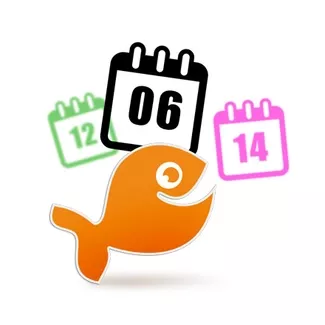 Geburtsdatum oder Hochzeitsdatum als Aufkleber