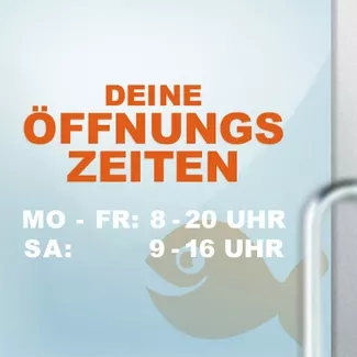 Schaufensterbeschriftung und Folienbuchstaben einfach online bestellen