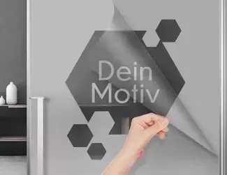 Milchglasfolie mit ausgestanztem Motiv - Schritt 2