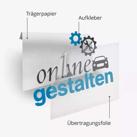 Autoaufkleber online gestalten