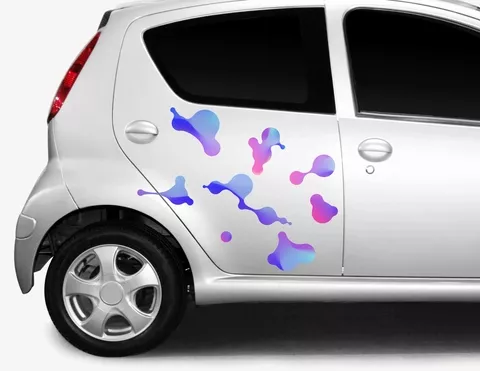 Autoaufkleber Space Bubbles Autoaufkleber Space Bubbles