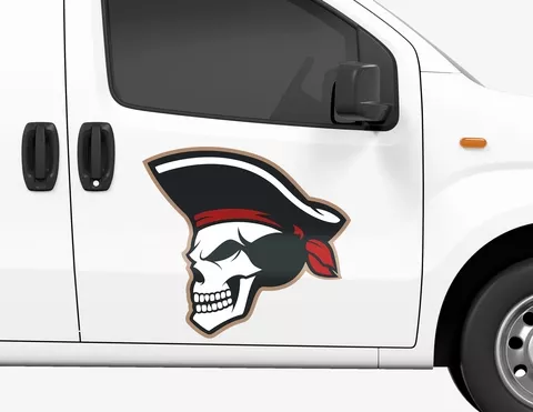 Autoaufkleber Pirat Captain Blackbone Autoaufkleber Pirat Captain Blackbone