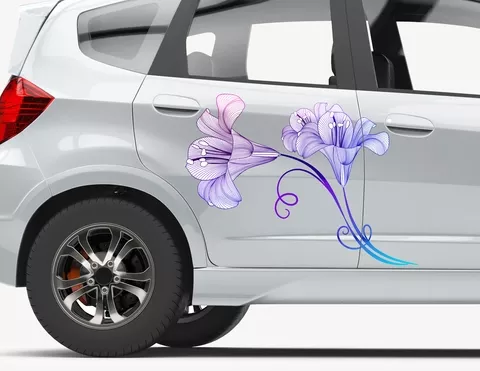 Autoaufkleber Lilien Sinfonie Autoaufkleber Lilien Sinfonie