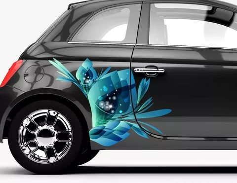 Autoaufkleber Blume Fantasia Autoaufkleber Blume Fantasia